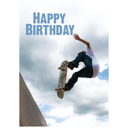 BIRTHDAY CARD - SKATEBOARDER