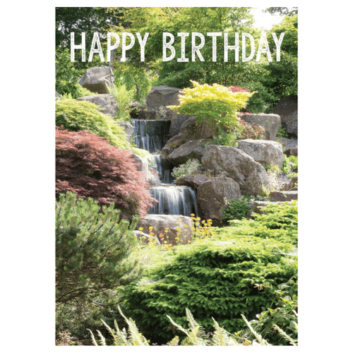 BIRTHDAY CARD - WATERFALLS