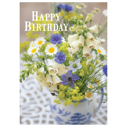 BIRTHDAY CARD - SUMMER FLOWERS