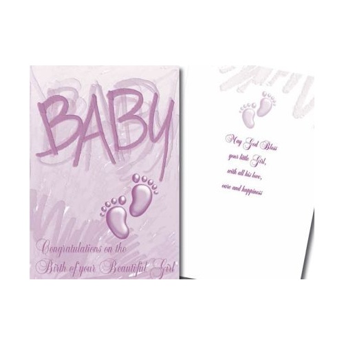 BABY GIRL CARD 