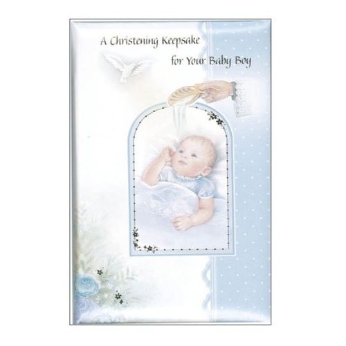 CHRISTENING KEEPSAKE BOY