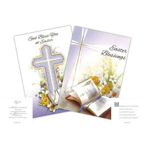 EASTER CARD DELUXE BLESSING CARD- SINGLE CARD