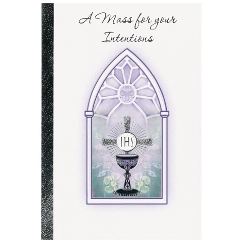 MASS FOR YOUR INTENTIONS CARD