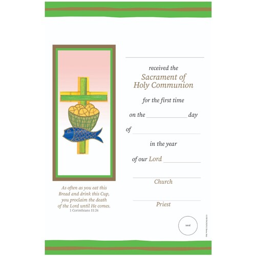 CERTIFICATE COMMUNION 
