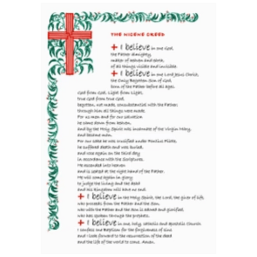 CERTIFICATE RCIA NICENE CREED