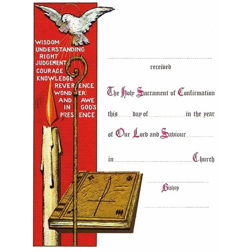 CERTIFICATE CONFIRMATION WITH RED PANEL