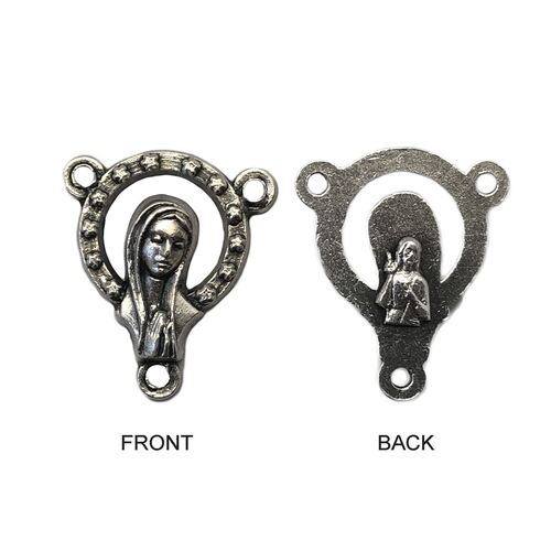 ROSARY CENTRE SHM 16MM SILVER