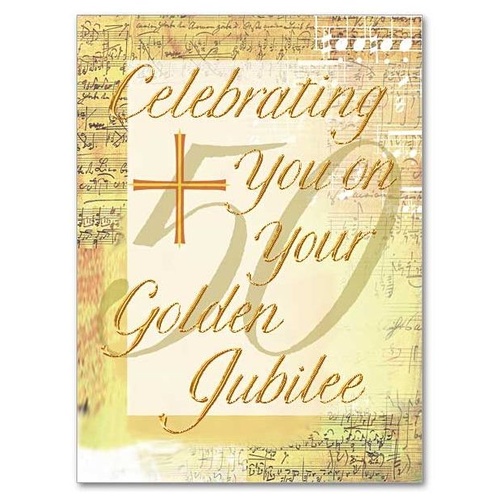 CELEBRATING YOUR GOLDEN JUBILEE 50TH CARD