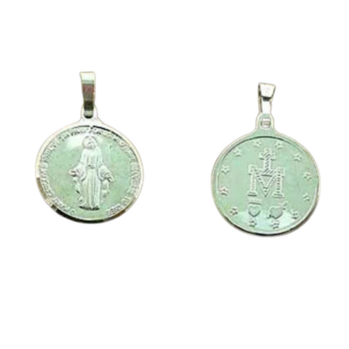 MEDAL MIRACULOUS FINE SILVER 16mm BOXED