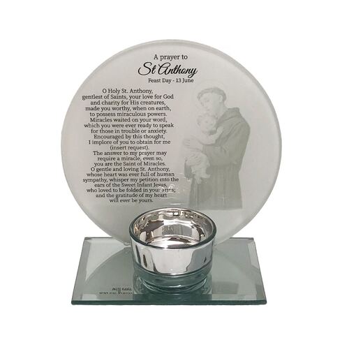 TEALIGHT CANDLE HOLDER ST ANTHONY