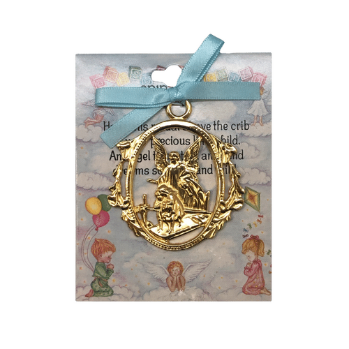 COT MEDALLION BOY GUARDIAN ANGEL        