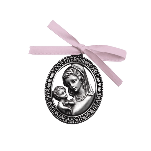 COT MEDALLION GIRL MOTHER AND CHILD     