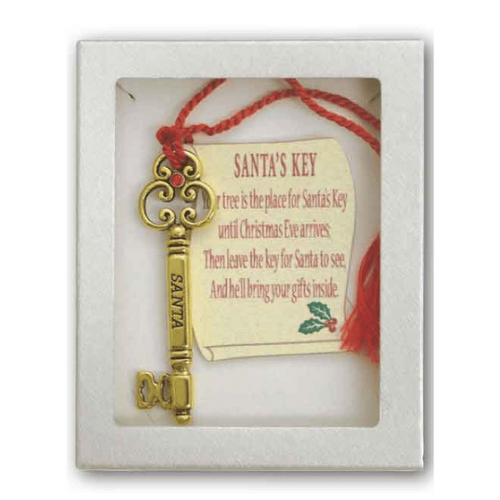 METAL SANTA KEY WITH TASSEL