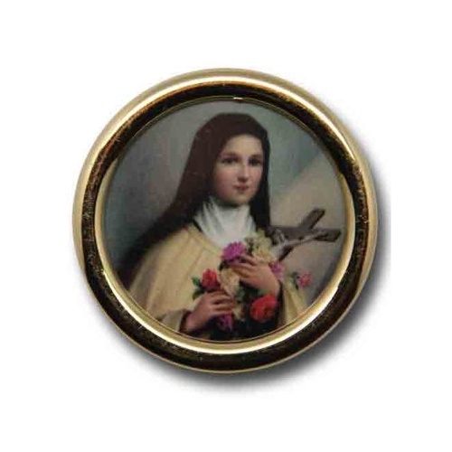 CAR PLAQUE MAGNET ROUND St Theresa