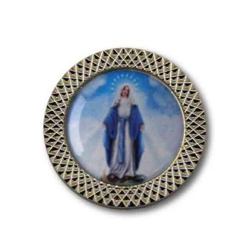 CAR PLAQUE MAGNET ROUND Miraculous