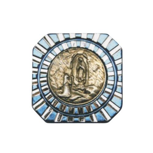 CAR PLAQUE MAGNET SQUARE Lourdes