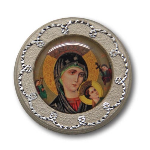 CAR PLAQUE MAGNET ROUND Perpetual Succour