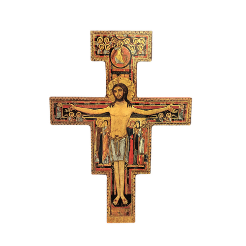 CRUCIFIX WALL SAN DAMIANO 205x148mm
