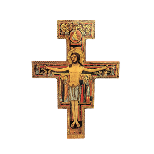 CRUCIFIX WALL SAN DAMIANO 24cm X 17.5cm