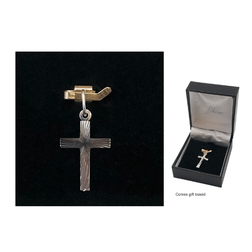 CROSS STERLING SILVER 25MM BOXED