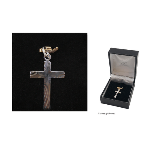 CROSS STERLING SILVER 25MM BOXED