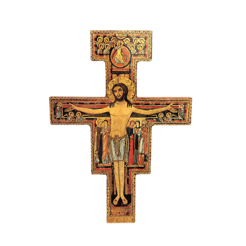 CRUCIFIX WALL SAN DAMIANO 39cm X 28cm