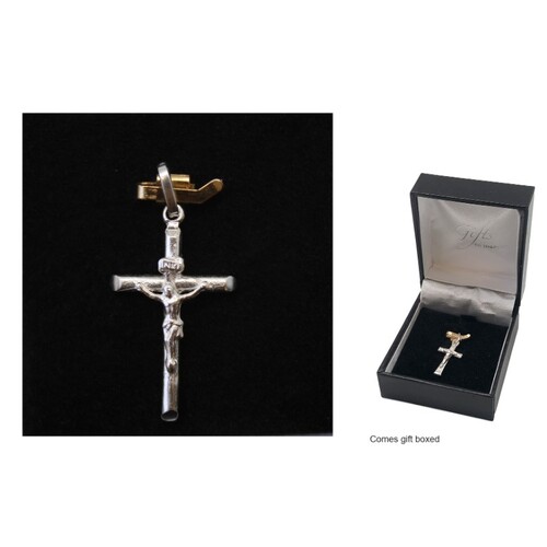 CRUCIFIX STERLING SILVER  25 X 17 mm      