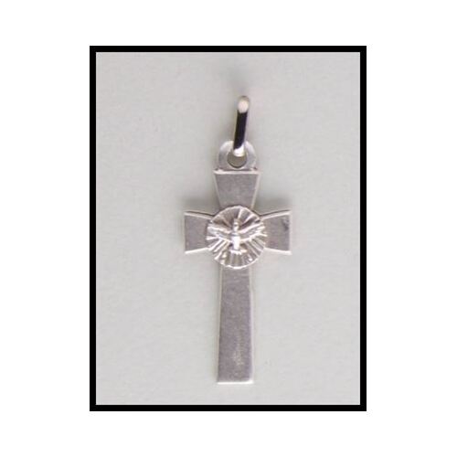 CONFIRMATION CROSS SILVER 40MM