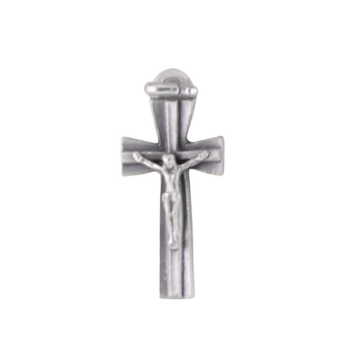 CRUCIFIX SILVER 40MM