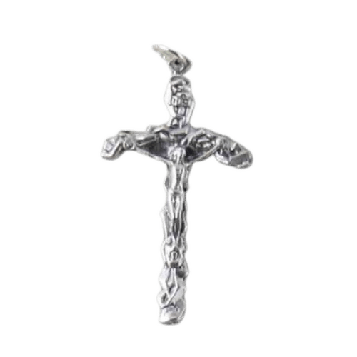 CRUCIFIX SILVER 45MM