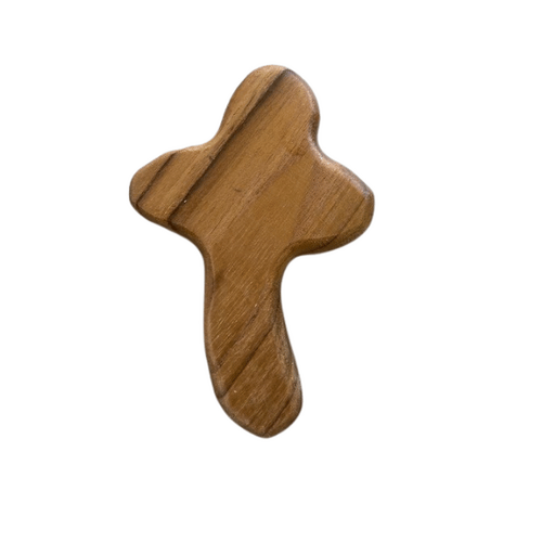 Curved Holding Cross - 9cm