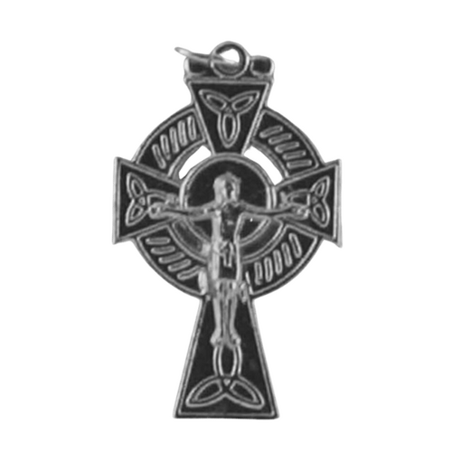 CRUCIFIX CELTIC SILVER 45MM