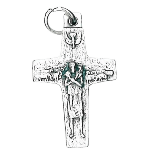 CRUCIFIX GOOD SHEPHERD 26MM POPE FRANCIS