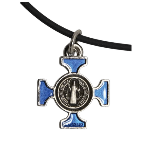 ST BENEDICT CROSS WITH NYLON CORD ASSORTED