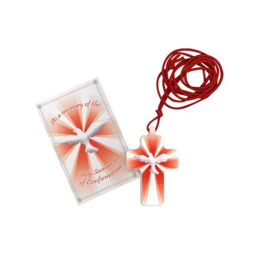 CONFIRMATION CROSS PENDANT ON CORD