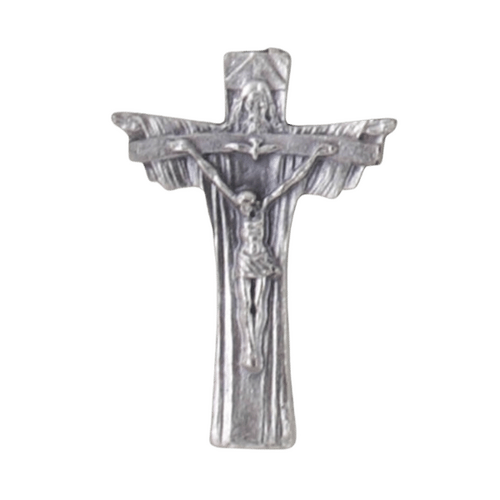 CRUCIFIX SILVER 55MM