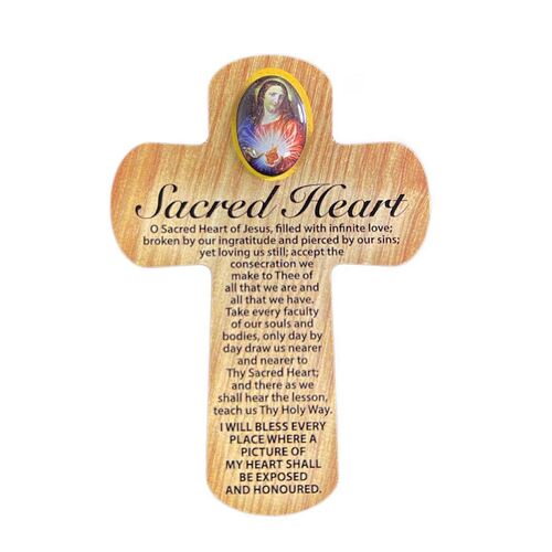 PALM CROSS - SACRED HEART OF JESUS