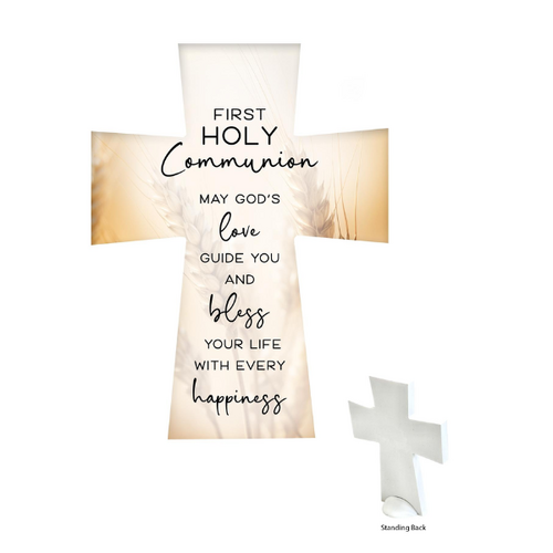 CERAMIC STANDING CROSS - COMMUNION
