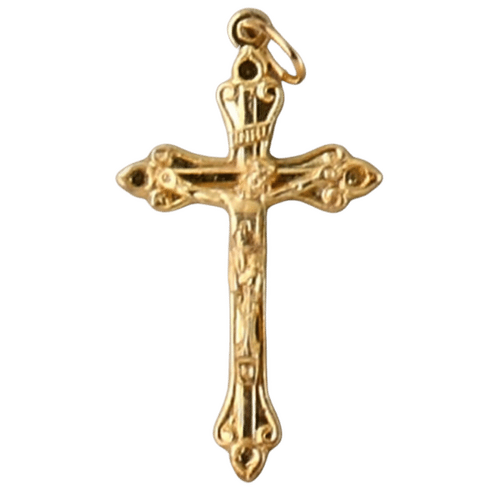 CRUCIFIX GOLD 40MM