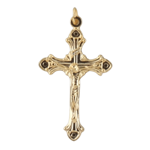 CRUCIFIX GOLD 50MM             