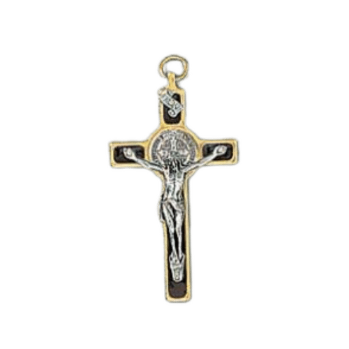 CRUCIFIX ST BENEDICT BRASS              