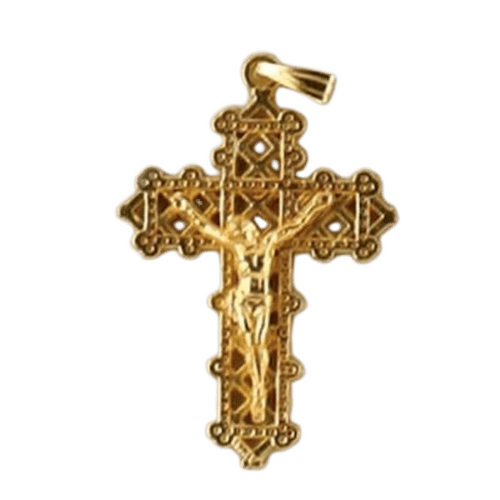 CRUCIFIX GOLD FILIGREE 35MM **Limited Stock**