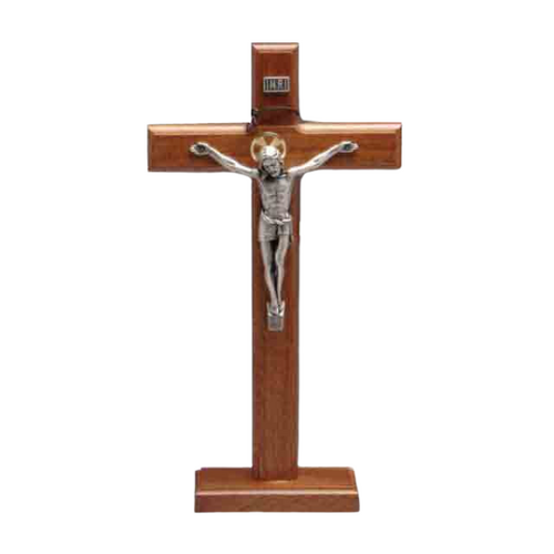 CRUCIFIX STANDING BEECHWOOD 29cm X 16.5cm