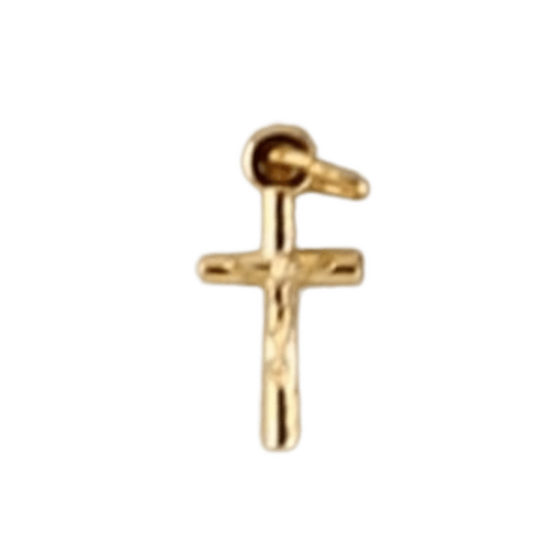 CRUCIFIX SMALL GOLD 15MM