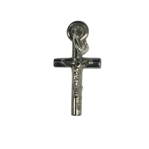 CRUCIFIX SMALL SILVER 15MM