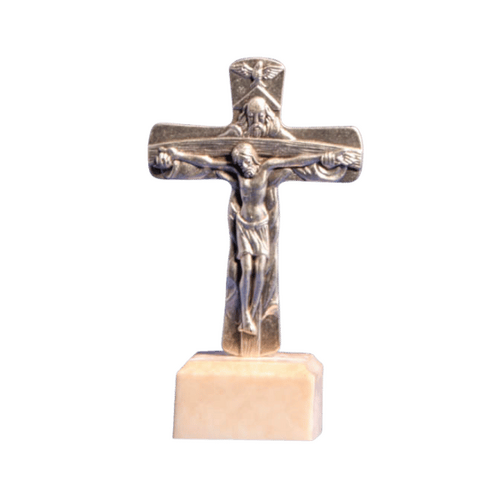 CRUCIFIX METAL STANDING 8.5CM X 4.8CM