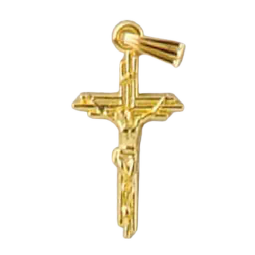 CRUCIFIX GOLD 25MM