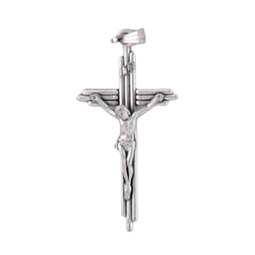 CRUCIFIX SILVER OXIDE 40MM                     