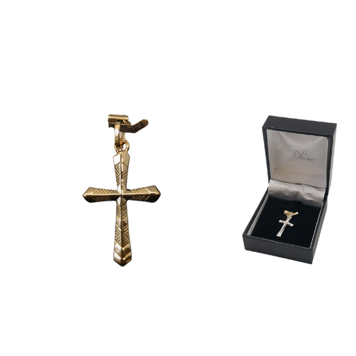 GOLD CROSS 9KT 29MM