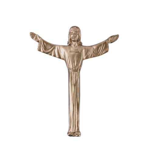CORPUS METAL RISEN CHRIST 16cm X 13cm